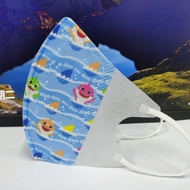 INSTOCK! Baby shark baby toddler kids disposable mask