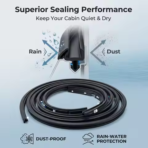 Car Door Sealing Strip Kit For Honda Civic EK9 EK4 EJ7 1996-2000 72325S03G01 High-Quality Rubber 723