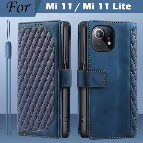Mi 11Lite Case For Xiaomi Mi 11 Lite 5G NE Leather Wallet Card Magnetic Luxury Flip Case For Xiaomi 