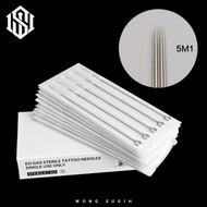 Retail One Sheet of 1M5 Tattoo Needles 5M1 Coil/ - Hand Poke - Needle Tattoo Coil - Block