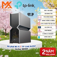 TP-Link Archer BE800 WiFi Router 7 BE19000 Tri-Band 19Gbps 2 Ports 10G MLO EasyMesh HomeShield