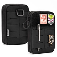 TACTICAL GEEK Block E2.0 EDC Compact Waist Pocket Pouch, Multi-Purpose Molle EDC Pouch Gadget Organi