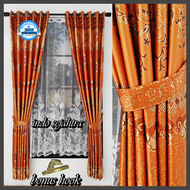 Gorden Pintu Kamar Tidur Aesthetic Murah Bahan Blackout Import Mewah Tebal Ungu Hijau Coklat Gold