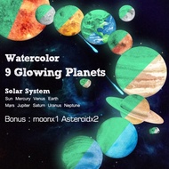 JT5 Glowing in the dark 9 names of planets