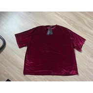 Velvet Red 5Xl man T-Shirt 👕 Big sized