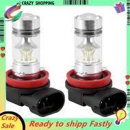 2X H8 H11 H16 6000K White 100W High Power LED Fog Light Driving Bulb DRL