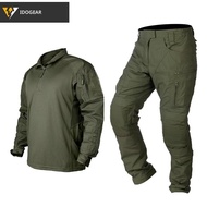 IDOGEAR ยุทธวิธี UFS ชุดการล่าสัตว์กลางแจ้งยืดหยุ่น Duty เสื้อและกางเกงข้อศอก/เข่า Pads 3006