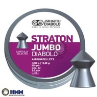 【HMM】JSB Straton 5.5mm/.22 1.030g尖頭喇叭彈鉛彈500入-E9135503