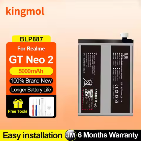 BLP887 BLP849 BLP985 Battery for Realme GT Neo 2 3 5 5se 6 6se Lithium Polymer Kingmol Replacement B