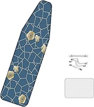 yazilan 157 x 58 cm / (61.8 x 22.8 inches), Universal Large Ironing Board Cover, Secured by a Drawst