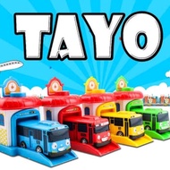 Hij TAYO Import Garage SET 4pc TAYO SET Garage PULL GO Toys TAYO THE LITTLE BUS SET 4 Toy Garage