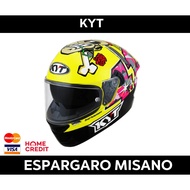 KYT nfr espargaro misano 2018 dual visor full face helmet OTO KLASIKO