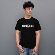 Kepstore Official - Jelata People's T-Shirt - Unisex Distro 24s Combed Cotton Word T-Shirt