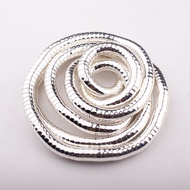 Winding Snake-Shaped Necklace Headless Special-Shaped Bendable Snake Bone Necklace