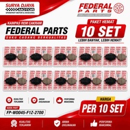PACKAGE CONTENTS 10 FP-W0045-F1Z-2700 FRONT DISC BRAKE CANVAS PADS FIZ Force 1 F1 FORCE1 PISTON 1 OL