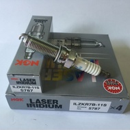 NGK Iridium Platinum 5787 Palam Pencucuh ILZKR7B-11S Accord Generasi Ke-8 2.4 Civic Cruze Yuedong