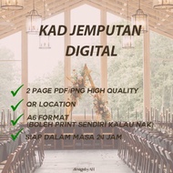 KAD JEMPUTAN DIGITAL | KAD KAHWIN  NIKAH TUNANG CUSTOM | DIGITAL WEDDING INVITATION CARD