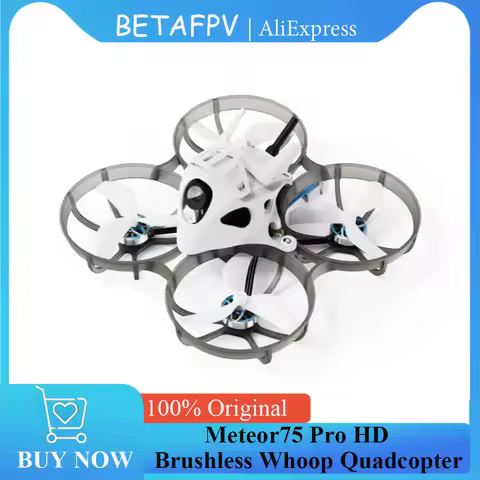 BETAFPV Meteor75 Pro HD Brushless Whoop Quadcopter P1 ELRS 2.4G Matrix 1S 3IN1 For LAVA II 1S 580mAh