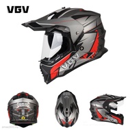 VGV Motorcycle Helmet DOT+CCC Double Safety Certificate Men Women Four Seasons Universal Off-Road Sa
