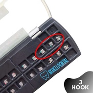 BRACKET BEHEL GIGI METAL MINI ROTH 022 WITH HOOK 345 TOP SERIES BOX HIJAU / Kawat Dental Comfort Usa