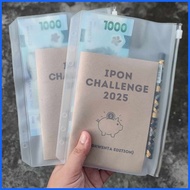 ◫ ☸ ✓ Ipon Challenge 2025 Chinkee Tan Card 5 10 20 Booklet with Pouch Bill Alkansya Peso Sense Mini