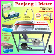 Latest Portable Dishwashing Sink 1 Meter Sink 1M Long Dishwashing Basin