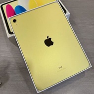［僅拆封未啟用 保固一年］ iPad10 256G wifi 黃色