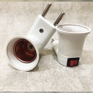 Fitting Lampu Colok saklar / Fitting Colok Saklar On Off / Fitting Lampu Tidur E27