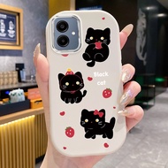 Case For Samsung A05 F05 M05 A05s Shockproof Black Cat Phone