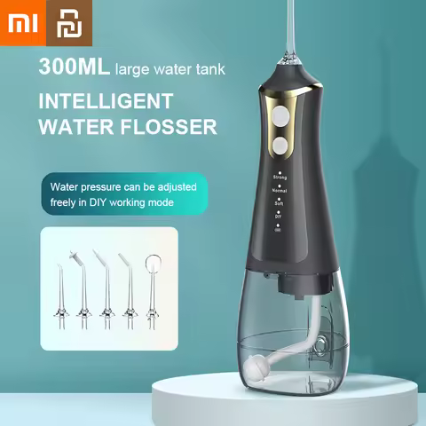 Xiaomi Dental Irrigator Floss DIY Mode 5 Jets Water Flosser Pick Mouth Washing Machine Cleaning USB 