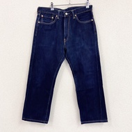 Levi's 505 牛仔褲，靛藍色，W33 碼，古著。