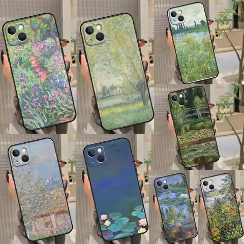 Claude Monet Cool Case For Xiaomi 11T 12T 13T 14T Pro Mi 15 13 14 Ultra POCO X7 Pro X3 X5 X6 F5 F6 F