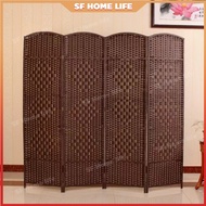 [Room Partition] Rattan Divider/Bamboo Divider/Partition/Folding Screen Hallway Modern Bedroom Fashi