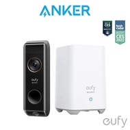Eufy Security by Anker S330 Video Door Bell Camera Dual Cam 2K Battery-Powered with HomeBase Wireless Doorbell E8213