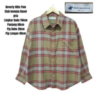 KEMEJA Beverly Hills POLO Club men's flannel shirt