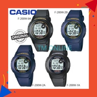 CASIO F-200W SERIES YOUTH/STUDENT DIGITAL WATCH (ORIGINAL + 1YR WARRANTY)