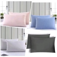 [ECONOMIC PACKAGE]PLAIN PILLOWCASE, plain zippered pillowcase, plain bolster case, pillow and bolste