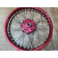 "1SET"RIM ALLOY YAMAHA LC150 Y15 Y15ZR ROBOT TRANSFORMER SCARLET 1.40X1.40