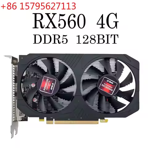 New AMD RX560 4GB desktop high definition computer game graphics card