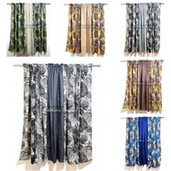 Catalina's| 3 in 1 Suksukan Assorted Mordi Vines Printed Curtain 60" each width (4ft, 6ft, and 7ft)