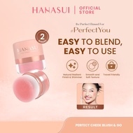 HANASUI Perfect Cheek Blush & Go Powder - Blush On Powder Radiant Finishnatural Powder Blush