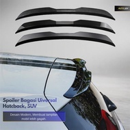 Glossy Black Universal Car Spoiler | Spoiler Hatcback Suv | Plug & Play