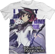 Homura Akemi Puella Magi Madoka Magica Anime Tshirt-Kaos-Baju