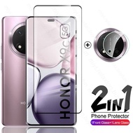 2In1 9H Tempered Glass for HonorX9c Honor X9c X9B 5G Curved Screen Protector 9H Full cover Honor X9c