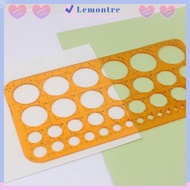 LEMONTRE Draw A Circle Template Ruler Drawing Tools Special Ruler For Drawing Circle Drawing Templat
