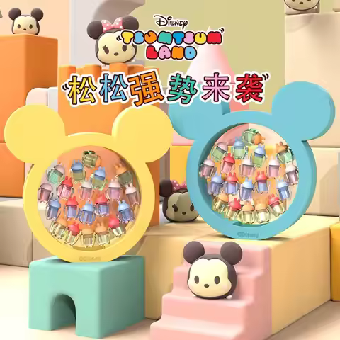 Disney Mickey Tsum Tsum Baby Teeth Box Kids Deciduous Tooth Keepsake Organizer 20 Slots Anti-Oxidati