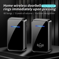 AC Intelligent Wireless Doorbell, Outdoor Waterproof Call Bell (EU Plug), 1000 Feet Sensing Distance