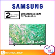 Samsung 55" Crystal UHD 4K DU8000 UA55DU8000KXXM Smart Tv Television