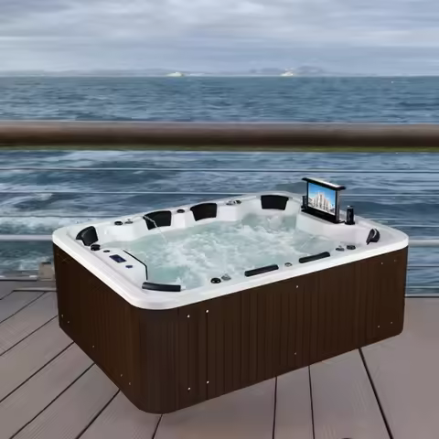 Outdoor Jacuzzi Hot Spring Spa Tub 8 Large Pool Garden Swimming Pool