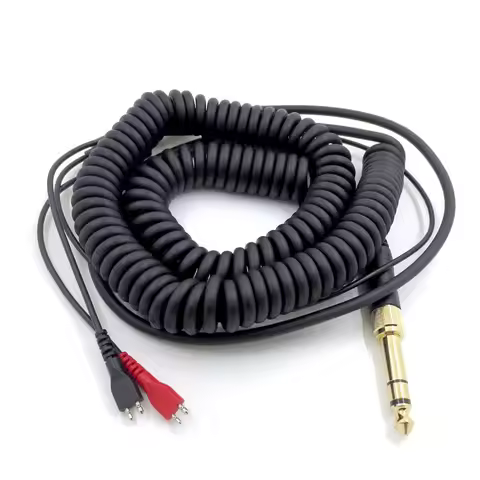 Headphone Adapter Replacement Spring Coil Cable Cord for Sennheiser HD25 HD560 HD540 HD480 HD430 414